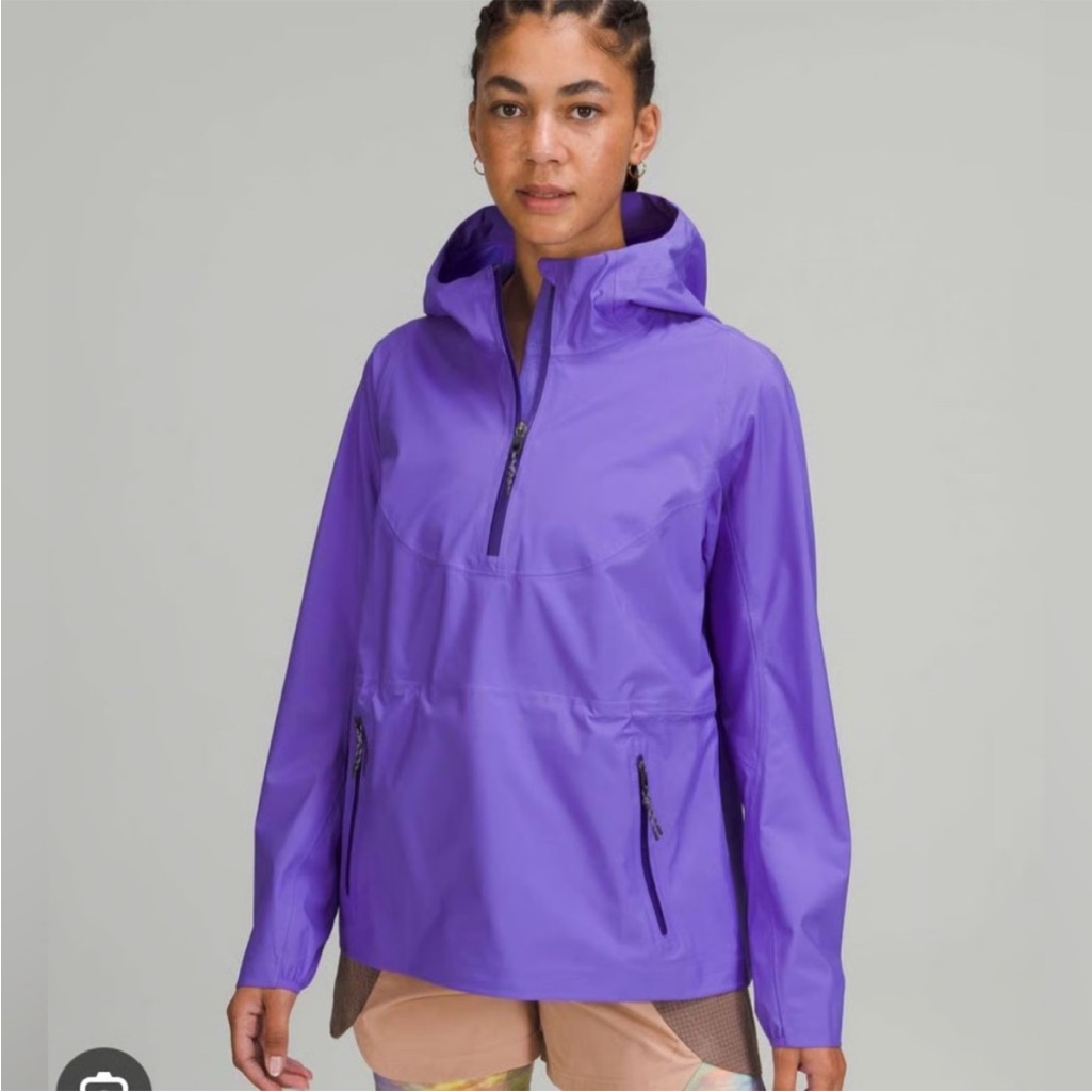 Lululemon Purple Hiking 1/4 Zip Pullover Size 12